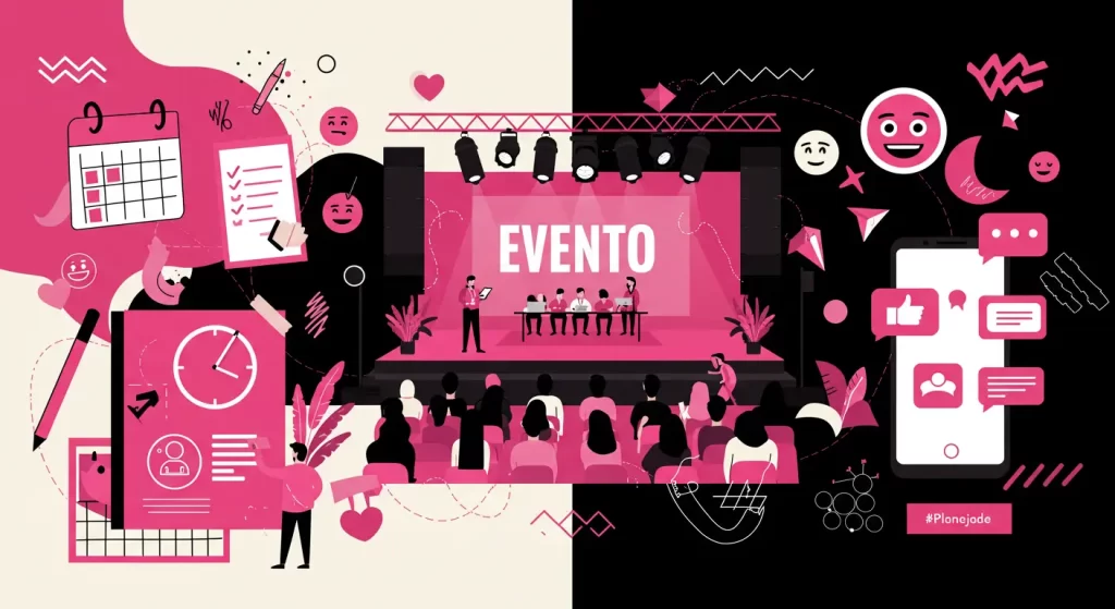 Planejamento estratégico de eventos com foco em gestão e engajamento digital